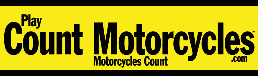 (image for) Play Count Motorcycles Bumper Magnet - Click Image to Close